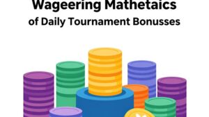 Схематичная иллюстрация математических расчетов вейджера для ежедневных турниров онлайн-казино Pol88 Sahur